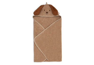 Jollein - Badcape 75 x 75 cm Dog Diego | Badstof