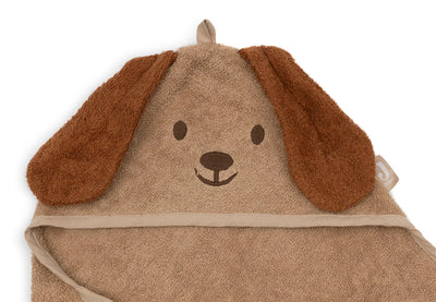 Jollein - Badcape 75 x 75 cm Dog Diego | Badstof