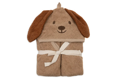 Jollein - Badcape 75 x 75 cm Dog Diego | Badstof