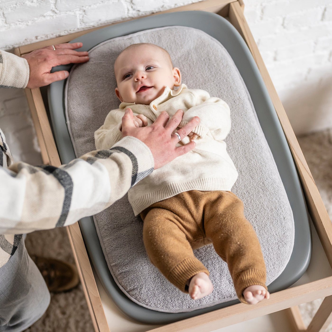 Nattou - Inlegkussen Softy Waskussen | Grijs