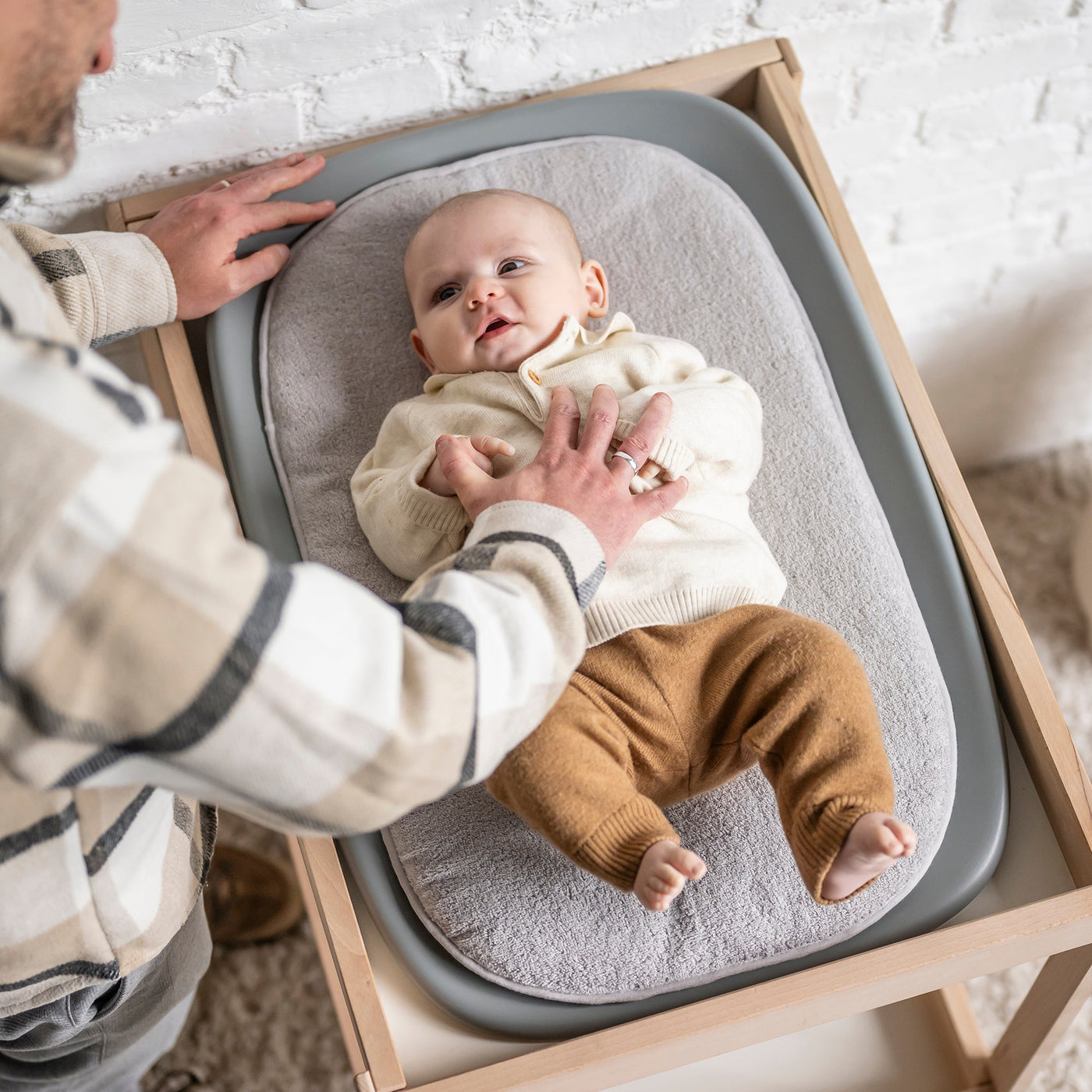 Nattou - Inlegkussen Softy Waskussen | Grijs