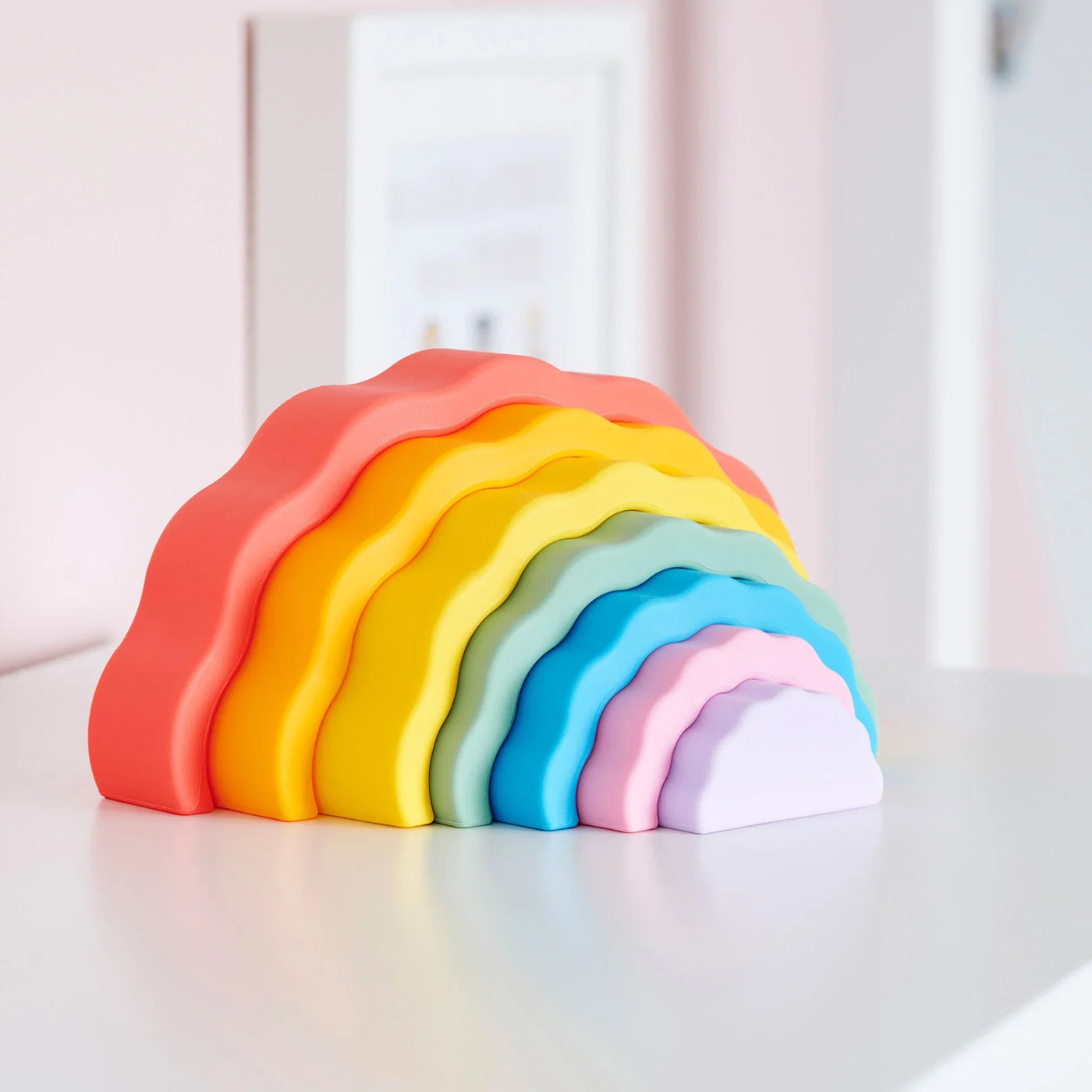 Tickit - Wobbel Regenboog Silisoft | Regenboogkleuren