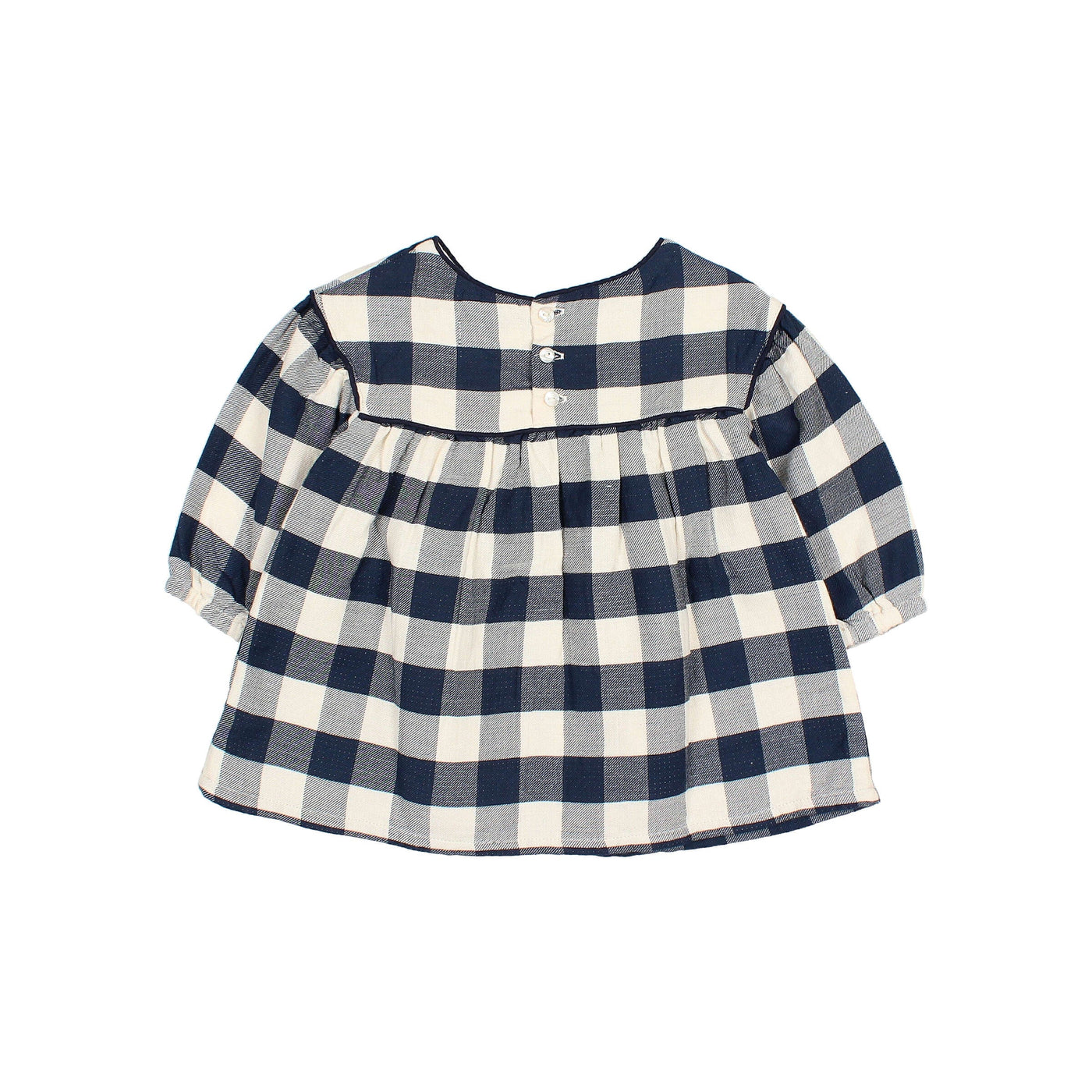 Búho - Jurk Baby Gingham Navy