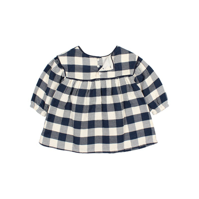 Búho - Jurk Baby Gingham Navy