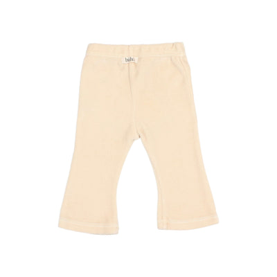 Búho - Legging Baby Tulip Velvet Flare Ivory