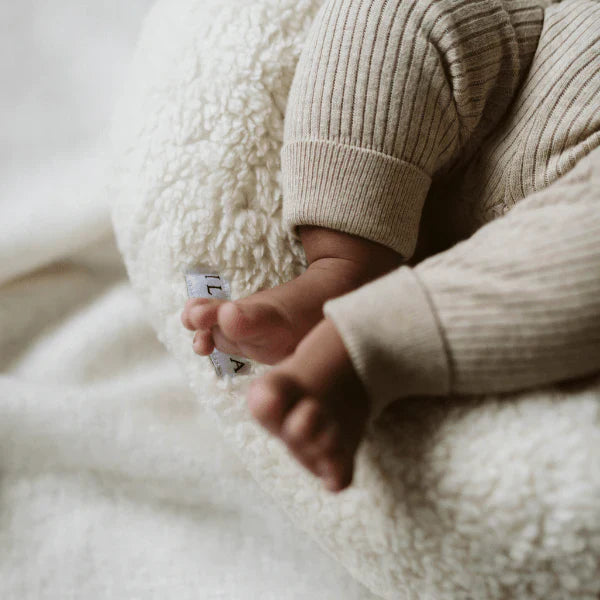 Ilmaha - Hoes Nest Voedingskussen Teddy | Ecru