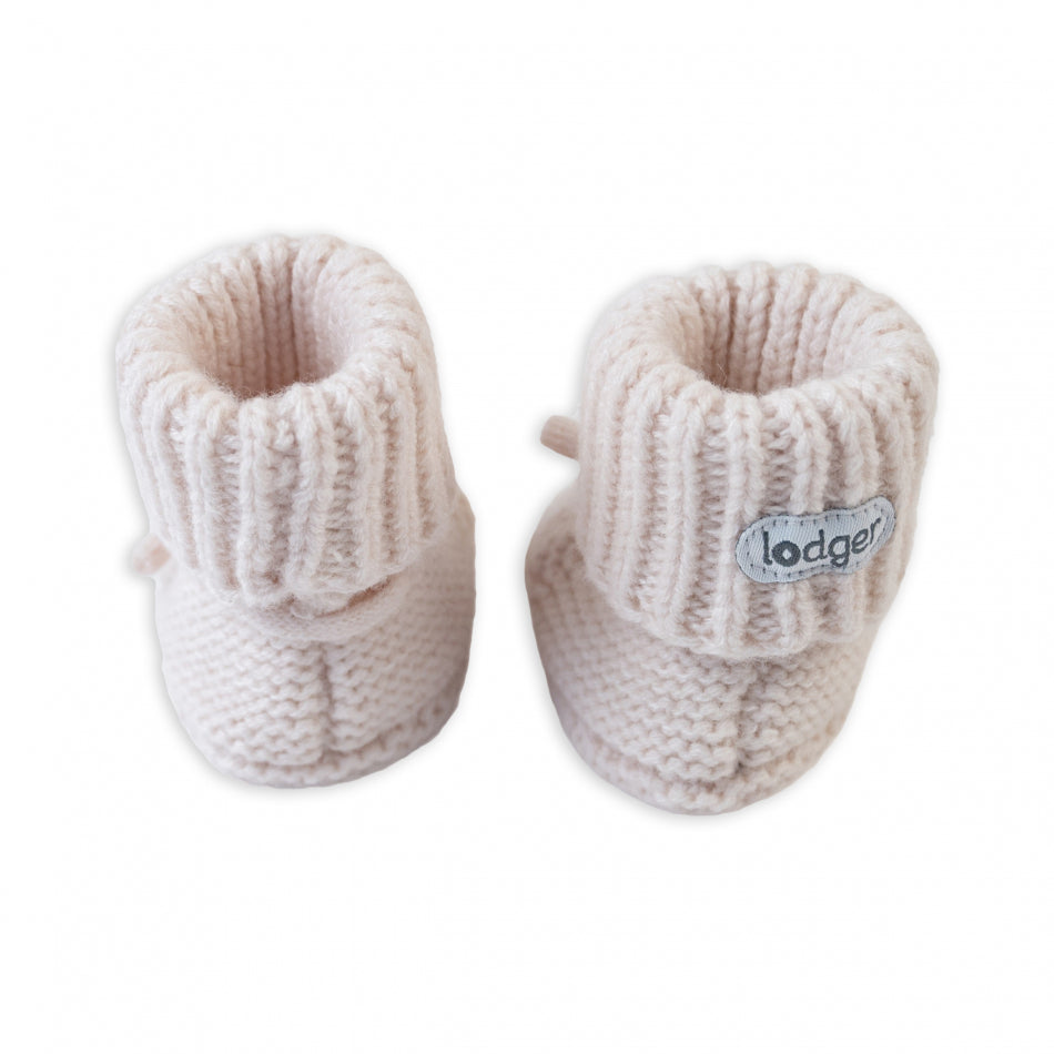 Lodger - Slofjes Baby Merino Wol Slipper | Beige