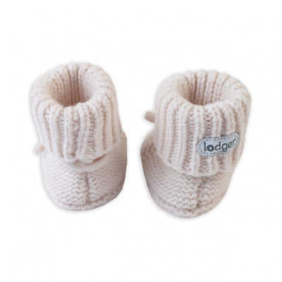 Lodger - Slofjes Baby Merino Wol Slipper | Beige