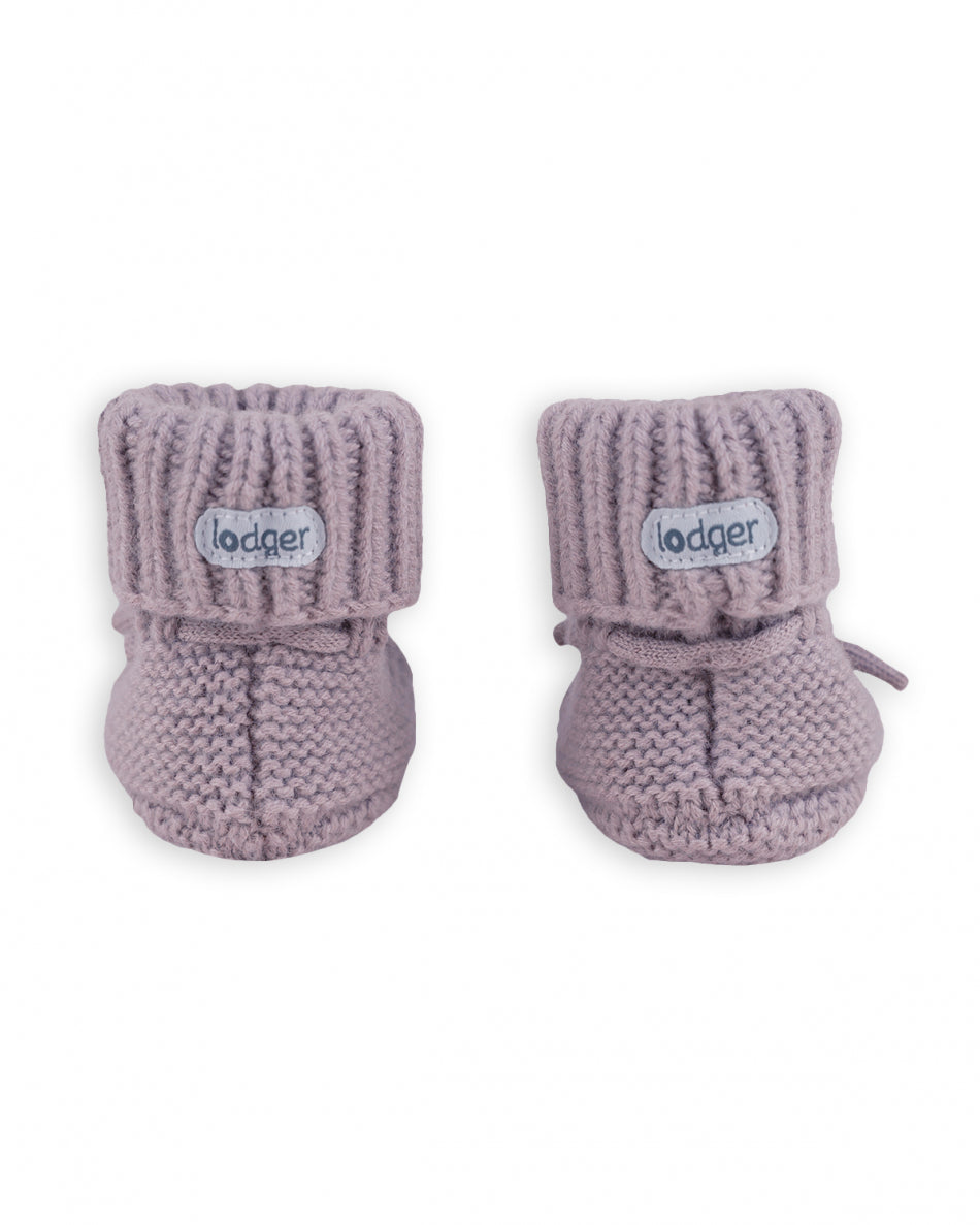 Lodger - Babyslofjes Slipper Merino Wol | Roze