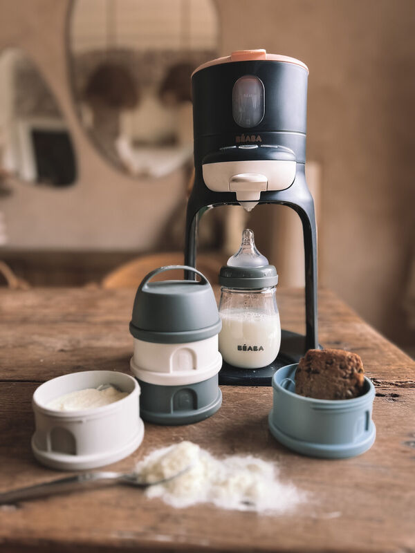 Béaba - Stapelbare Doseerdozen | Mineral Grey / Blue