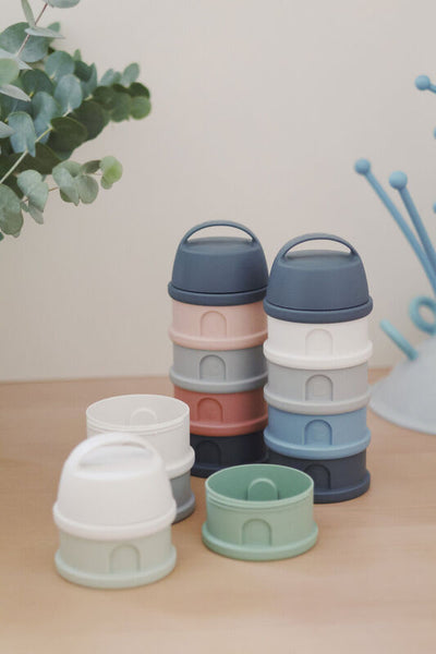 Béaba - Stapelbare Doseerdozen | Mineral Grey / Pink