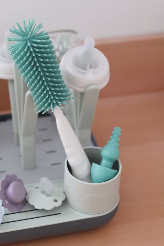 Béaba - Siliconen Flessenborstel | Sage Green