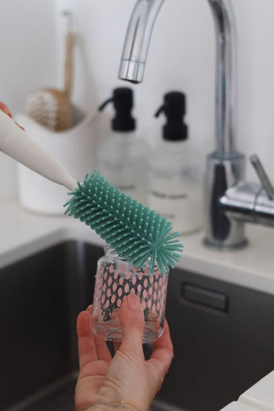 Béaba - Siliconen Flessenborstel | Sage Green