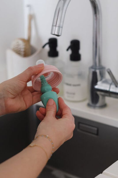 Béaba - Siliconen Flessenborstel | Sage Green