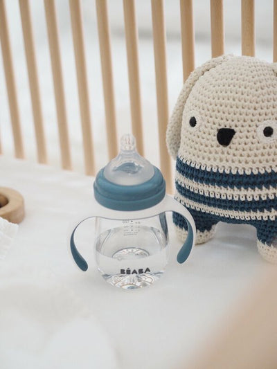 Béaba - Evolutieve Drinkbeker 2in1 | Windy Blue 210ml