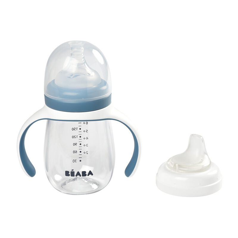 Béaba - Evolutieve Drinkbeker 2in1 | Windy Blue 210ml