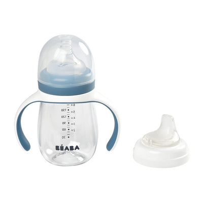 Béaba - Evolutieve Drinkbeker 2in1 | Windy Blue 210ml