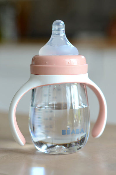 Béaba - Evolutieve Drinkbeker 2in1 | Old Pink 210ml