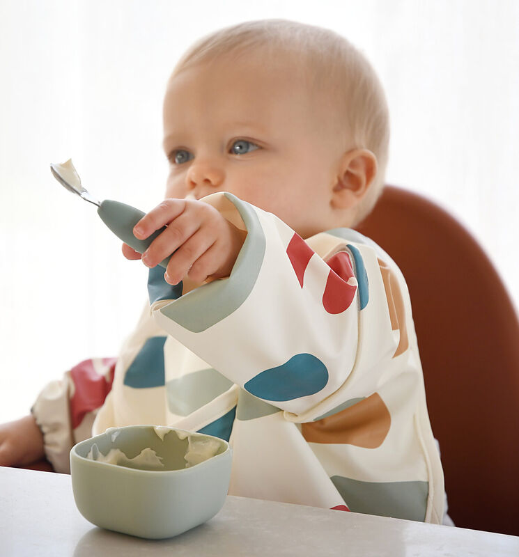 Béaba - Bestek Vork + Lepel Inox | Sage Green