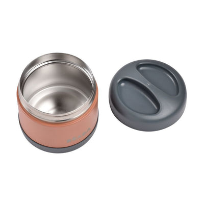 Béaba - Thermo Potje Voeding 500ml | Mineral Grey / Terracotta