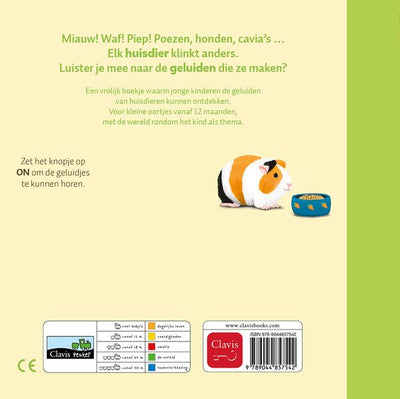 Clavis – Geluidenboek Huisdieren | Speels Leren