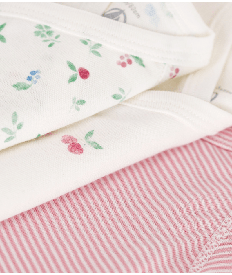 Body Korte Mouwen Whale / Blue Little Whales / Blue Stripes Variante 2 (3pack)