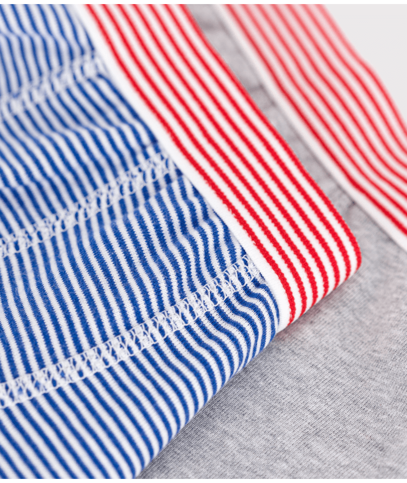 Boxershort Blue Stripes / Grey Melange Variante 1 (2pack)