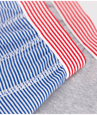 Boxershort Blue Stripes / Grey Melange Variante 1 (2pack)