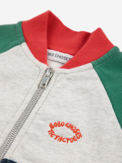 Bobo Choses - Sweater Vest Baby Tic Tac Toe Color Block Red