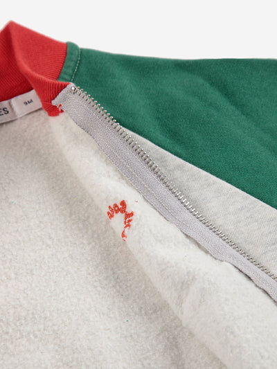 Bobo Choses - Sweater Vest Baby Tic Tac Toe Color Block Red