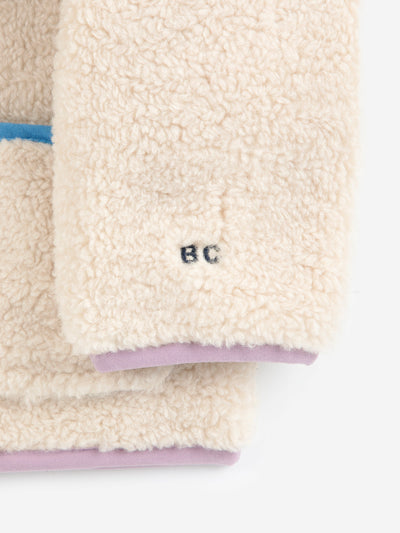 Bobo Choses - Jas Baby Game Pawns Reversible Sheepskin All Over Lavender