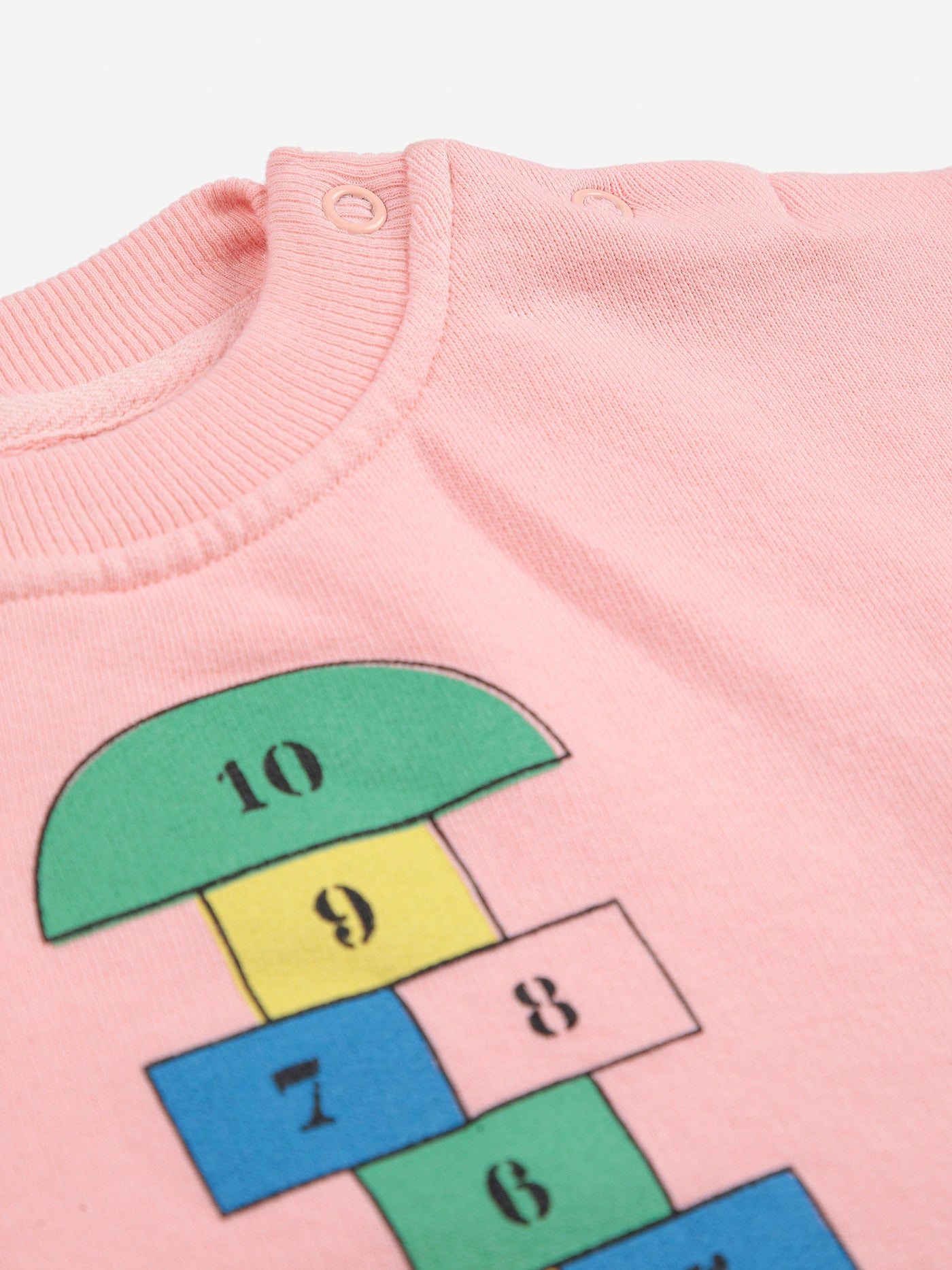 Bobo Choses - Sweater Baby Hopscotch Pink