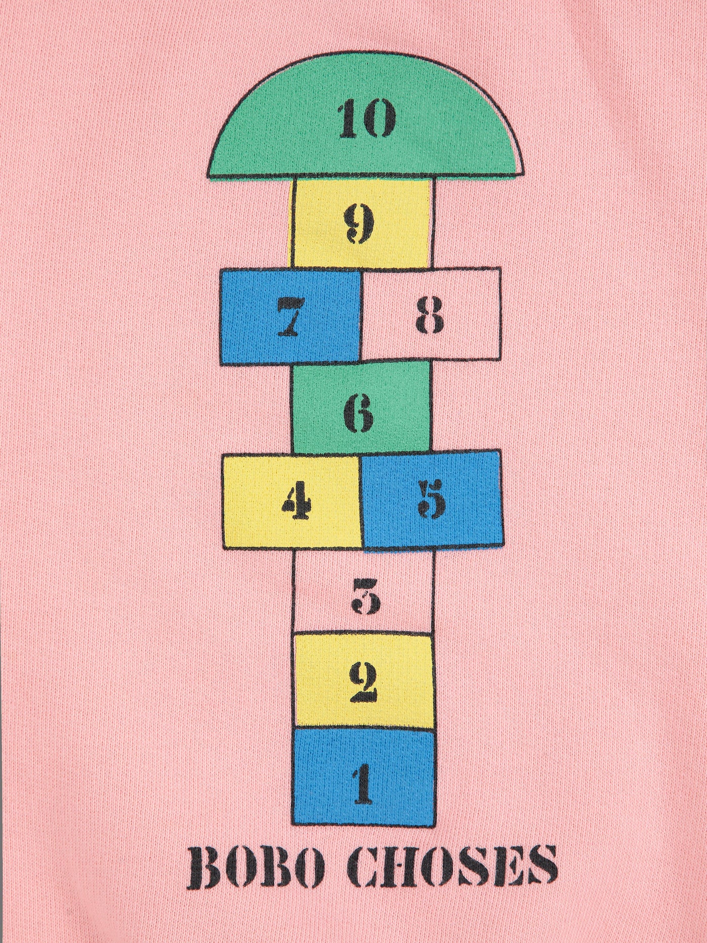 Bobo Choses - Sweater Baby Hopscotch Pink