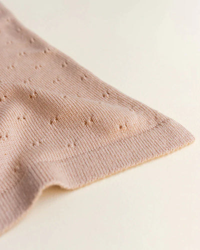 Hvid - Deken 70 x 95 cm Bibi | Apricot