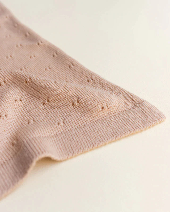 Hvid - Deken 70 x 95 cm Bibi | Apricot