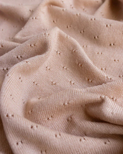 Hvid - Deken 70 x 95 cm Bibi | Apricot