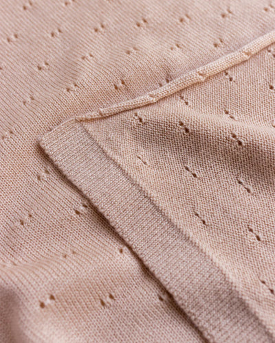 Hvid - Deken 70 x 95 cm Bibi | Apricot