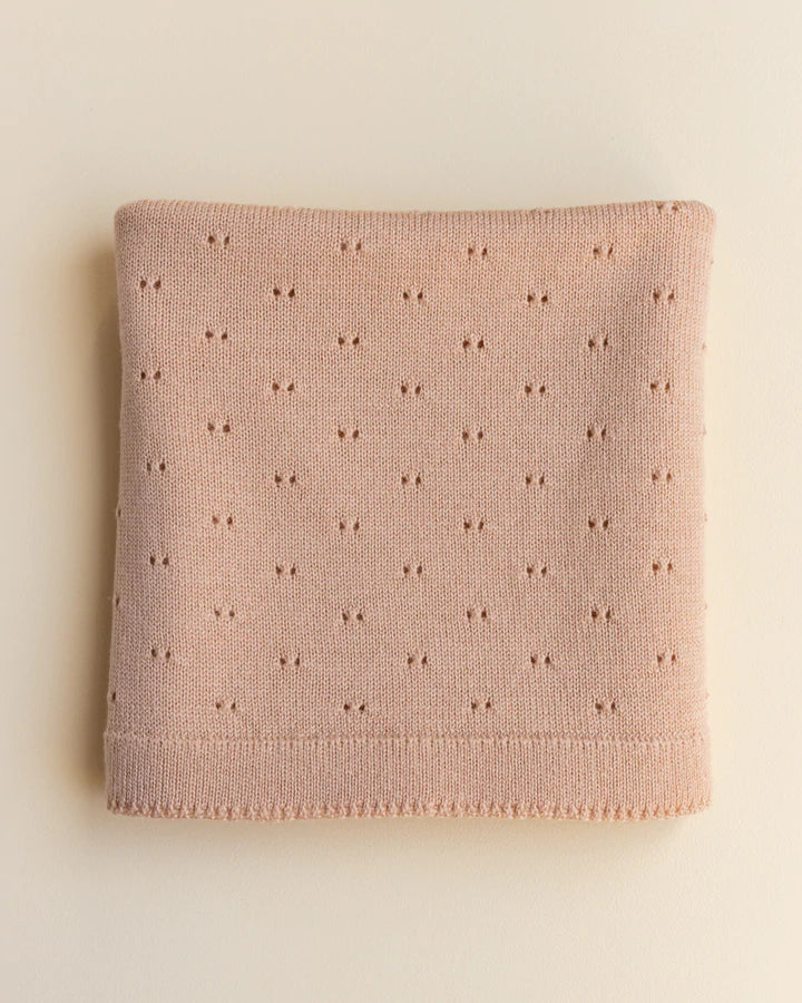Hvid - Deken 70 x 95 cm Bibi | Apricot