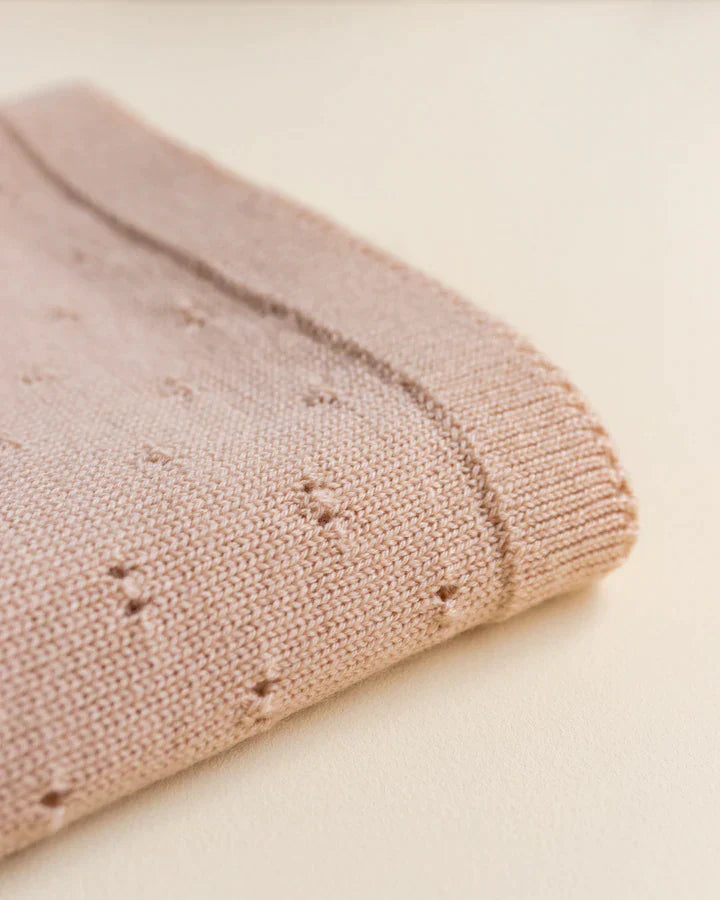 Hvid - Deken 70 x 95 cm Bibi | Apricot