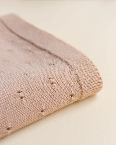 Hvid - Deken 70 x 95 cm Bibi | Apricot