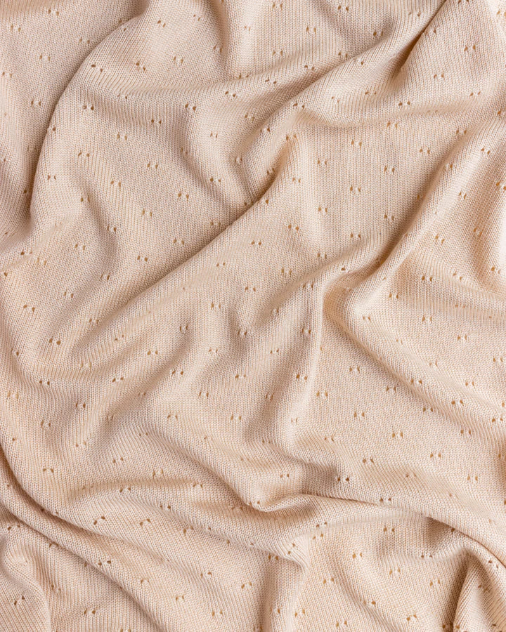 Hvid - Deken 70 x 95 cm Bibi | Oat