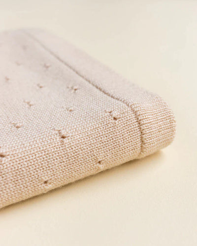 Hvid - Deken 70 x 95 cm Bibi | Oat