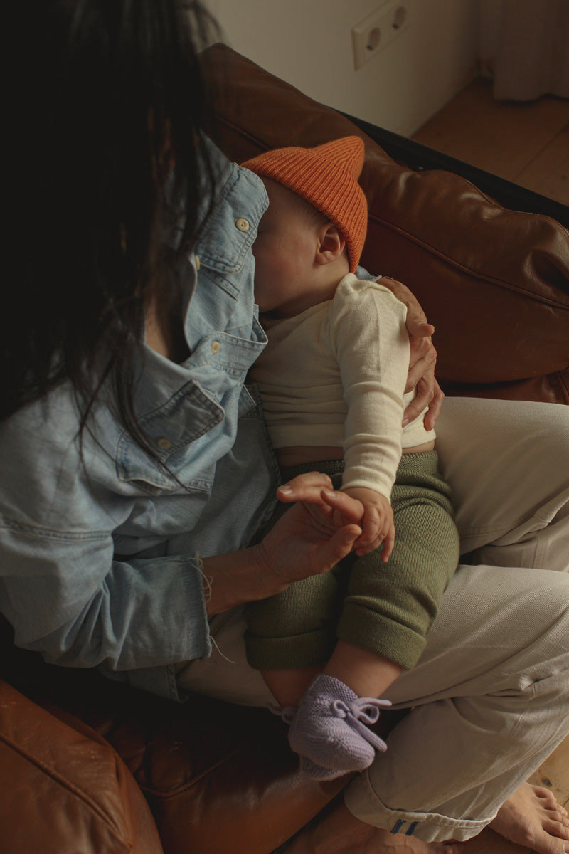 Hvid - Slofjes Lilac | 0-9m