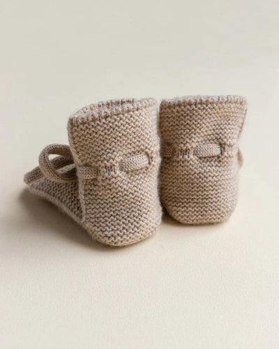 Hvid - Slofjes Sand | 0-9m