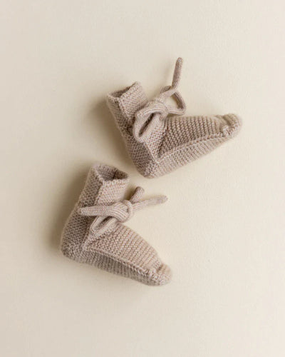 Hvid - Slofjes Sand | 0-9m