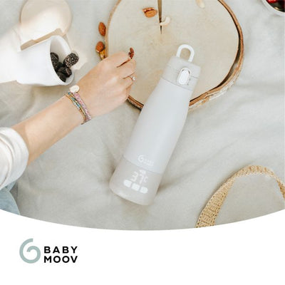Babymoov - Draagbare Flesverwarmer Moov & Feed | Sand