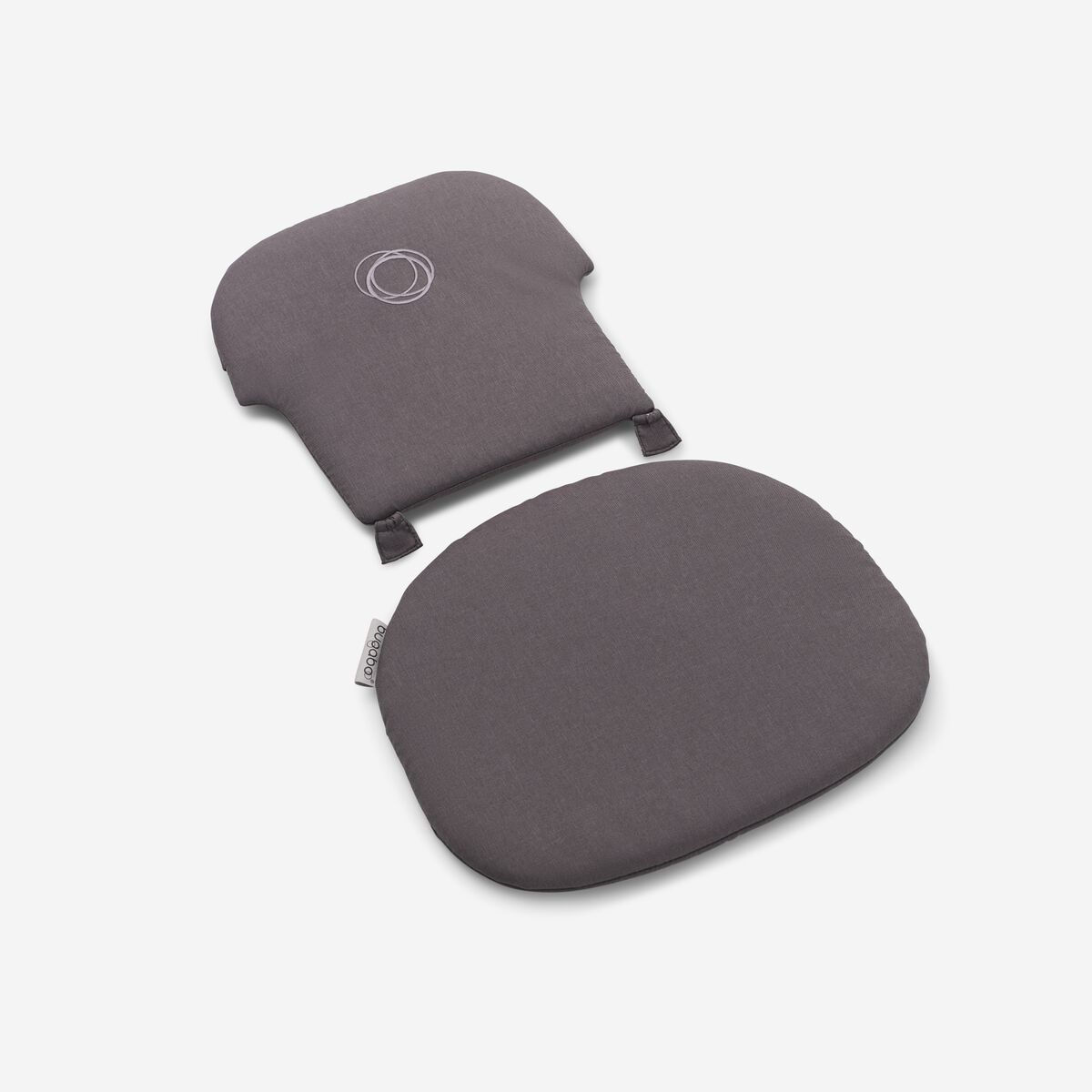 Bugaboo - Giraffe Classic Kussen Stormy Grey | Baby Eetstoel