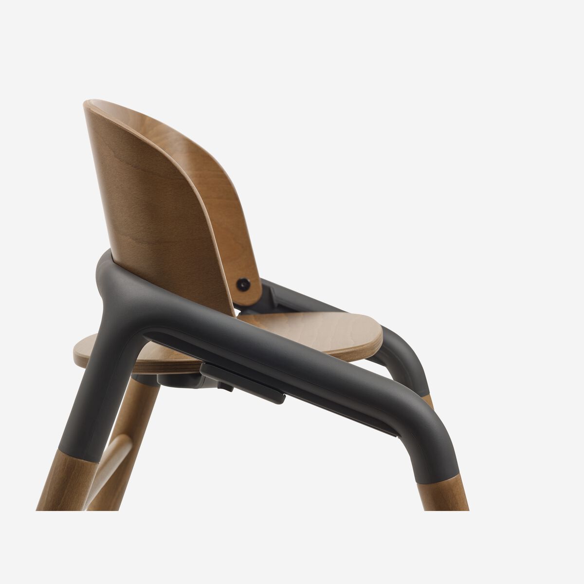 Bugaboo - Giraffe Eetstoel Warm Wood/Grey | Lichtgewicht & Veelzijdig