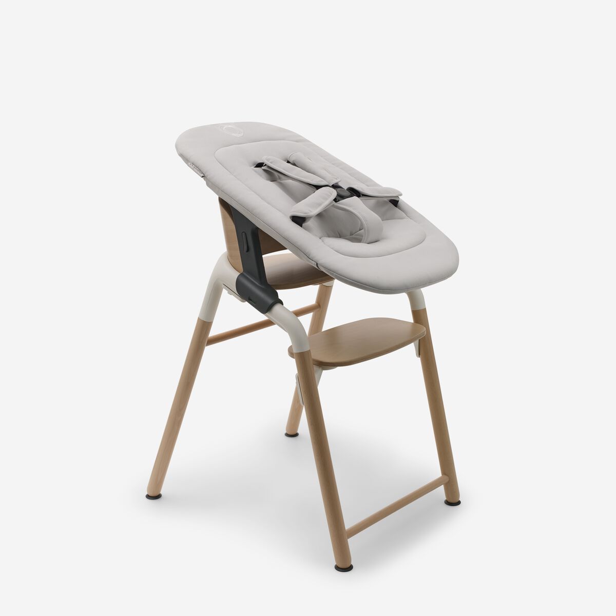 Newborn Set Eetstoel Giraffe Polar White (Lichtgrijs)