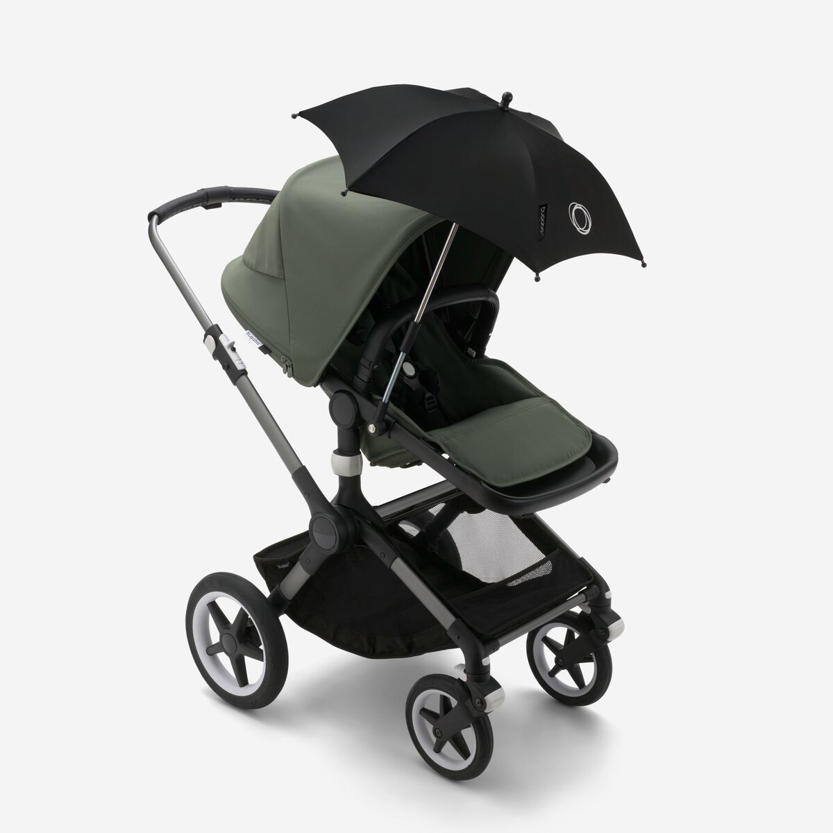 Bugaboo - Parasol+ | Zwart UPF 50+ Bescherming